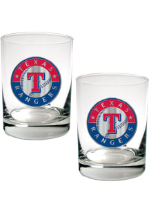 Texas Rangers 2 Piece Rock Glass