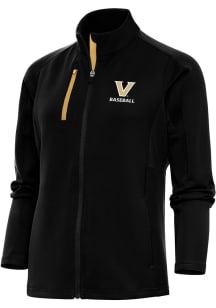 Antigua Vanderbilt Commodores Womens Black Baseball Generation Light Weight Jacket