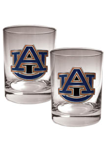 Auburn Tigers 2 Piece Rock Glass