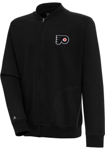 Antigua Philadelphia Flyers Mens Black Victory Long Sleeve Full Zip Jacket