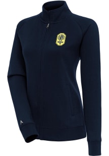 Antigua Nashville SC Womens Navy Blue Victory Long Sleeve Full Zip Jacket