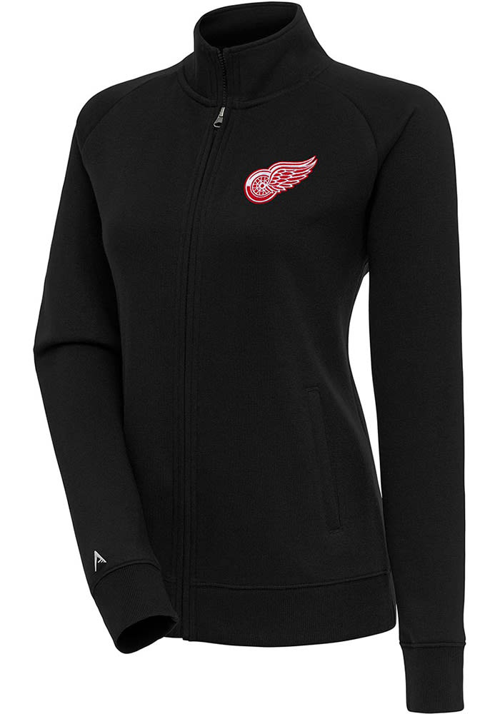 Antigua Detroit Red Wings Red Victory Full Long Sleeve Full Zip Jacket, Red, 52% Cot / 48% Poly, Size M, Rally House
