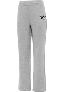 Antigua Wake Forest Demon Deacons Womens Victory Grey Sweatpants