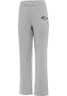 Antigua Denver Broncos Womens Victory Grey Sweatpants