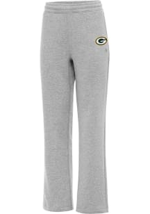 Antigua Green Bay Packers Womens Victory Grey Sweatpants