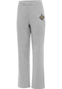 Antigua New Orleans Saints Womens Victory Grey Sweatpants