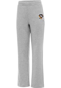 Antigua Pittsburgh Penguins Womens Victory Grey Sweatpants