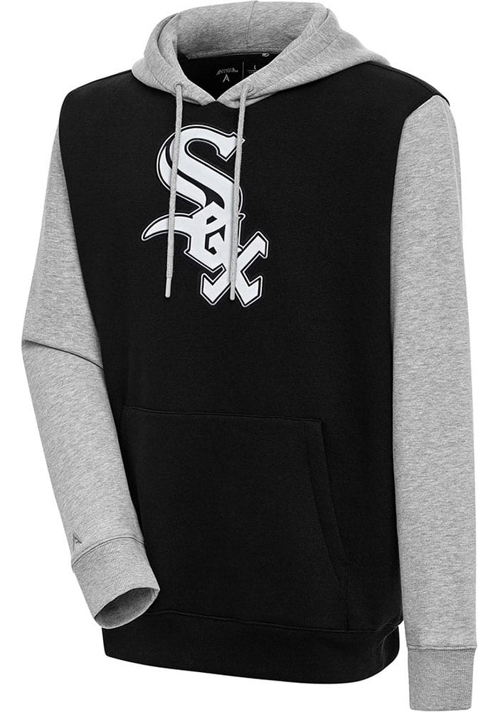 Antigua Chicago White Sox White Victory Long Sleeve Hoodie, White, 52% Cot / 48% Poly, Size XL, Rally House