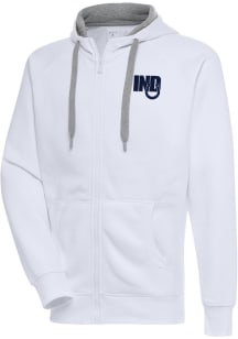 Antigua Indianapolis Colts Mens White Victory Long Sleeve Full Zip Jacket