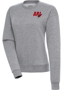 Antigua Arizona Cardinals Womens Grey Victory Crew Sweatshirt