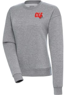 Antigua Cleveland Browns Womens Grey Victory Crew Sweatshirt