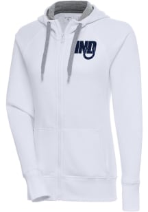 Antigua Indianapolis Colts Womens White Victory Long Sleeve Full Zip Jacket
