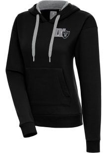 Antigua Las Vegas Raiders Womens Black Victory Hooded Sweatshirt