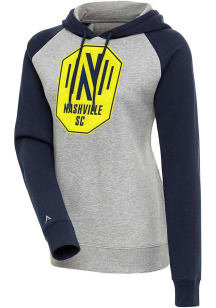 Antigua Nashville SC Womens Grey Victory Hooded Sweatshirt