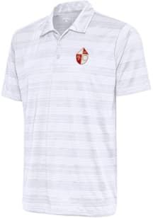 Antigua San Francisco 49ers Mens White Vintage Logo Compass Short Sleeve Polo