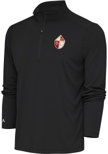 Antigua San Francisco 49ers Mens Grey Vintage Logo Tribute Long Sleeve 1/4 Zip Pullover