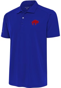 Antigua Buffalo Bills Mens Blue Classic Logo Tribute Short Sleeve Polo