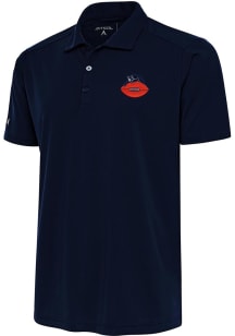Antigua Chicago Bears Navy Blue Vintage Logo Tribute Big and Tall Polo