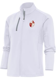 Antigua San Francisco 49ers Womens White Vintage Logo Generation Light Weight Jacket