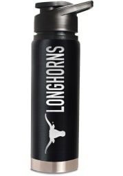 Texas Longhorns Black 20oz Hydration Stainless Steel Tumbler - Black