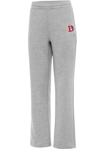 Antigua Denver Broncos Womens Classic Logo Victory Grey Sweatpants