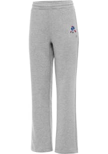 Antigua New England Patriots Womens Classic Logo Victory Grey Sweatpants