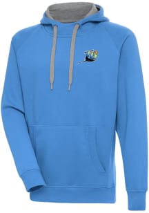 Antigua Tampa Bay Rays Mens Light Blue Cooperstown Victory Long Sleeve Hoodie