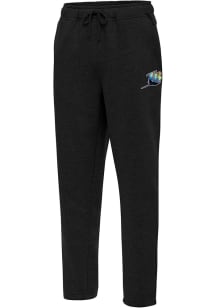 Antigua Tampa Bay Rays Mens Black Cooperstown Victory Sweatpants