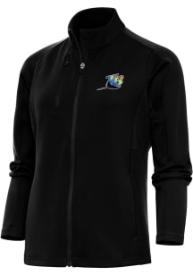 Antigua Tampa Bay Rays Womens Black Cooperstown Generation Light Weight Jacket