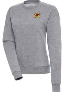 Antigua San Diego Padres Womens Grey Cooperstown Victory Crew Sweatshirt