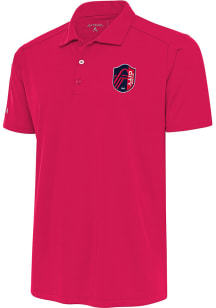 Antigua St Louis City SC Mens Red Tribute Short Sleeve Polo