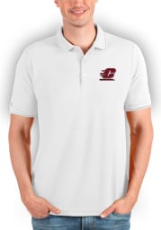 Antigua Central Michigan Chippewas Mens White Affluent Short Sleeve Polo