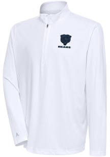 Antigua Chicago Bears Mens White Tonal Logo Tribute Pullover Jackets