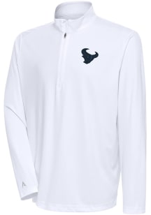 Antigua Houston Texans Mens White Tonal Logo Tribute Pullover Jackets