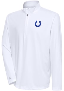 Antigua Indianapolis Colts Mens White Tonal Logo Tribute Pullover Jackets