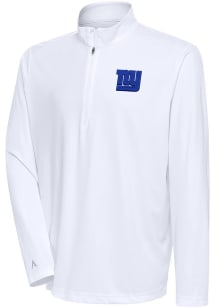 Antigua New York Giants Mens White Tonal Logo Tribute Pullover Jackets