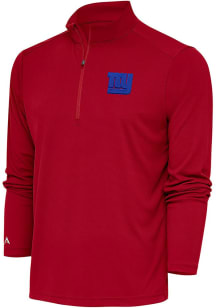 Antigua New York Giants Mens Red Tonal Logo Tribute Pullover Jackets