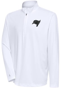 Antigua Tampa Bay Buccaneers Mens White Tonal Logo Tribute Pullover Jackets