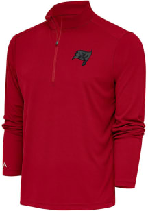 Antigua Tampa Bay Buccaneers Mens Red Tonal Logo Tribute Pullover Jackets