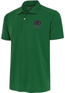 Antigua Green Bay Packers Mens Green Tonal Logo Tribute Short Sleeve Polo