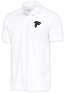 Antigua Atlanta Falcons White Tonal Logo Tribute Big and Tall Polo