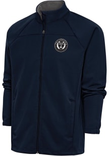 Antigua Philadelphia Union Mens Navy Blue Metallic Logo Links Light Weight Jacket