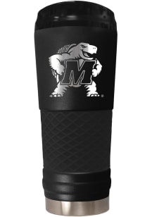 Black Maryland Terrapins Stealth 24oz Powder Coated Stainless Steel Tumbler