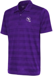 Antigua Minnesota Vikings Mens Purple Compass Short Sleeve Polo