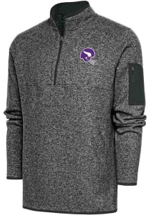 Antigua Minnesota Vikings Mens Grey Fortune Big and Tall 1/4 Zip Pullover