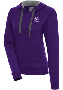 Antigua Minnesota Vikings Womens Purple Victory Hooded Sweatshirt