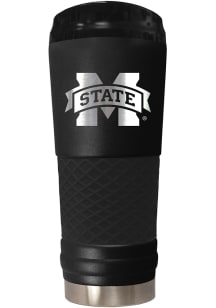 Mississippi State Bulldogs Stealth 24oz Powder Coated Stainless Steel Tumbler - Black