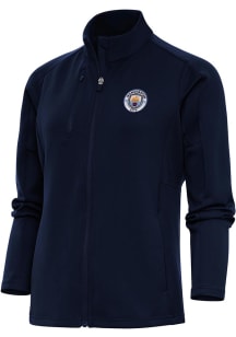 Antigua Manchester City FC Womens Navy Blue Genesis Light Weight Jacket