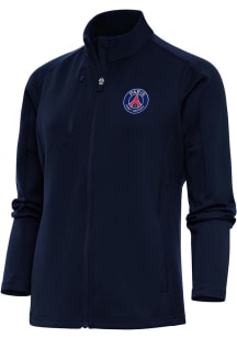Antigua Paris Saint-Germain FC Womens Navy Blue Genesis Light Weight Jacket