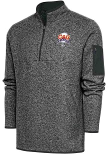 Antigua Chicago American Giants Mens Grey Fortune Big and Tall 1/4 Zip Pullover